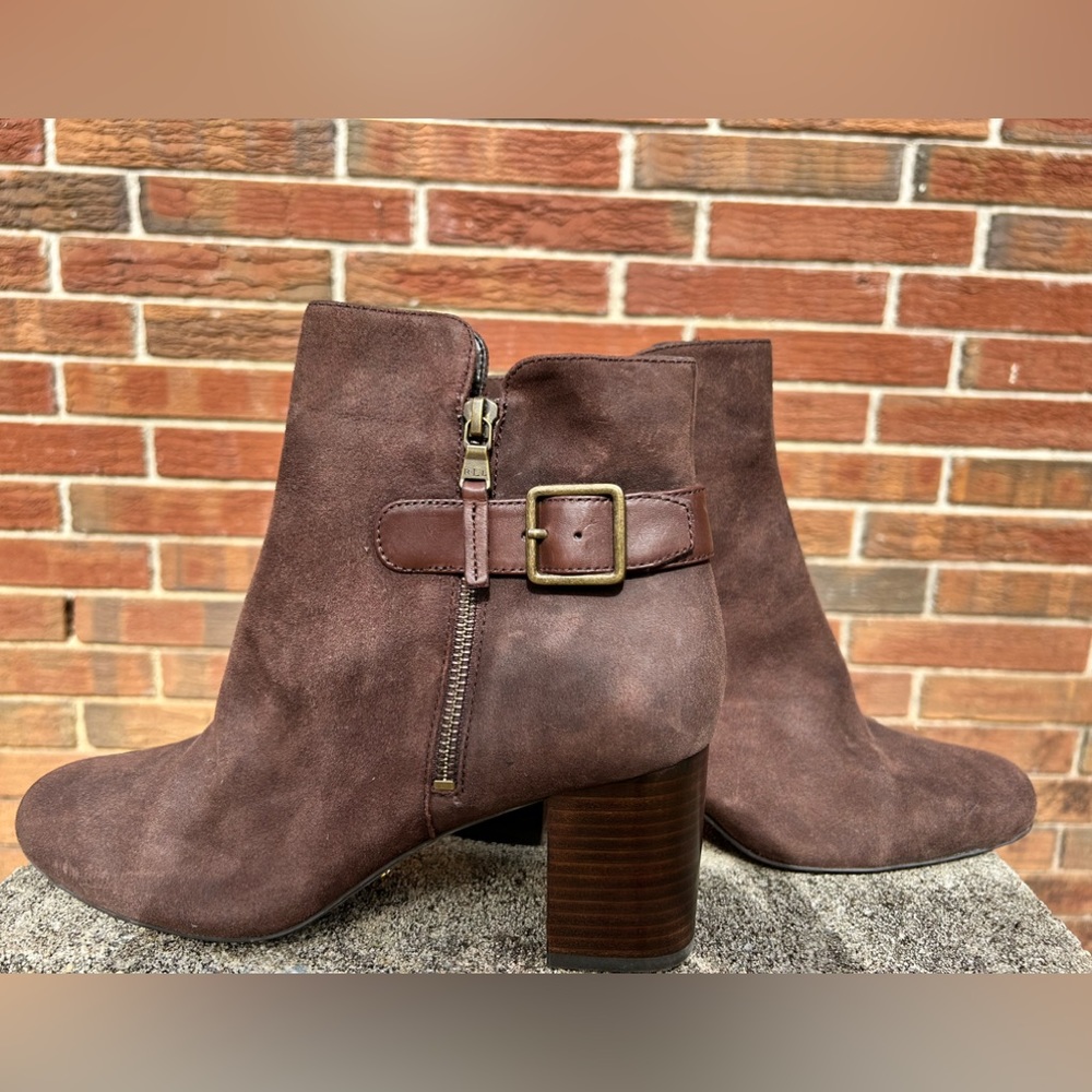 Lauren Ralph Lauren, Boot: Hadara, Dark Brown Suade